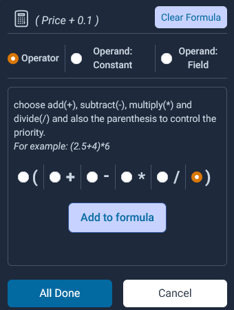 add a end parenthesis to close the expression.